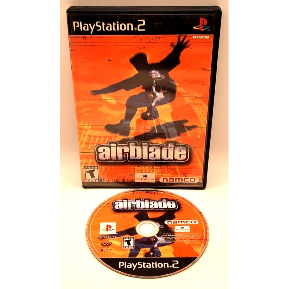 AirBlade (Sony PlayStation 2, 2002) GAME & CASE